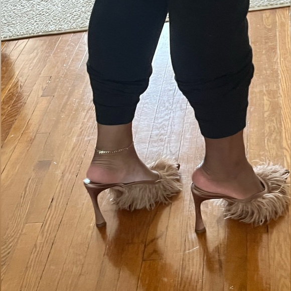 Kendall Miles Posh Mules in Hazelnut - Picture 9 of 10